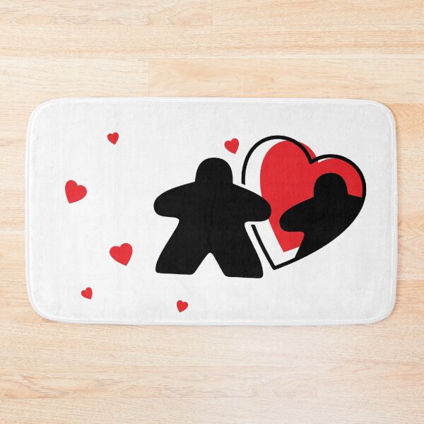 Item preview, Will You Bee My Valentine Meeple Board Game Couple designed and sold by BeamGeeks.