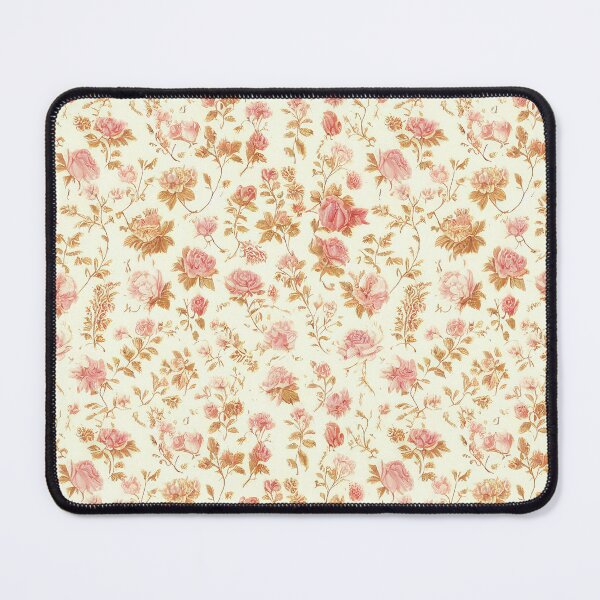 Item preview, Antique Vintage White Ivory Blush Ditsy Floral  designed and sold by VintageFlorals.
