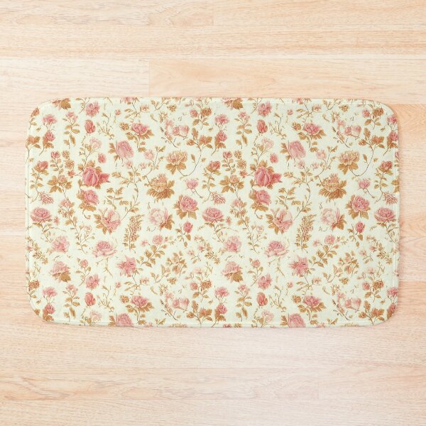 Item preview, Antique Vintage White Ivory Blush Ditsy Floral  designed and sold by VintageFlorals.