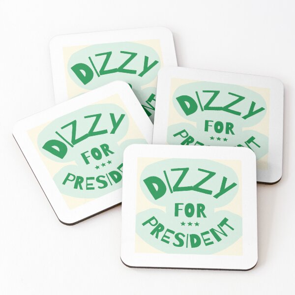 Item preview, Dizzy For President (Green) designed and sold by bebop-stop.