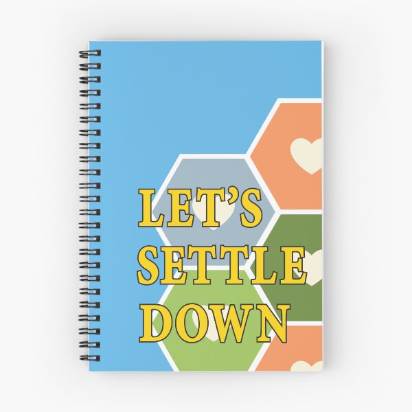 Item preview, Let's Settle Down Catan Inspired Meeple Board Game Couple designed and sold by BeamGeeks.