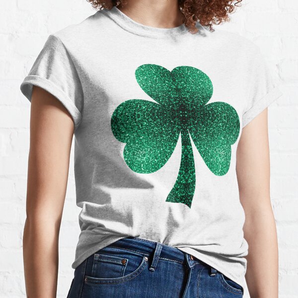 Beautiful Emerald Green glitter sparkles Classic T-Shirt