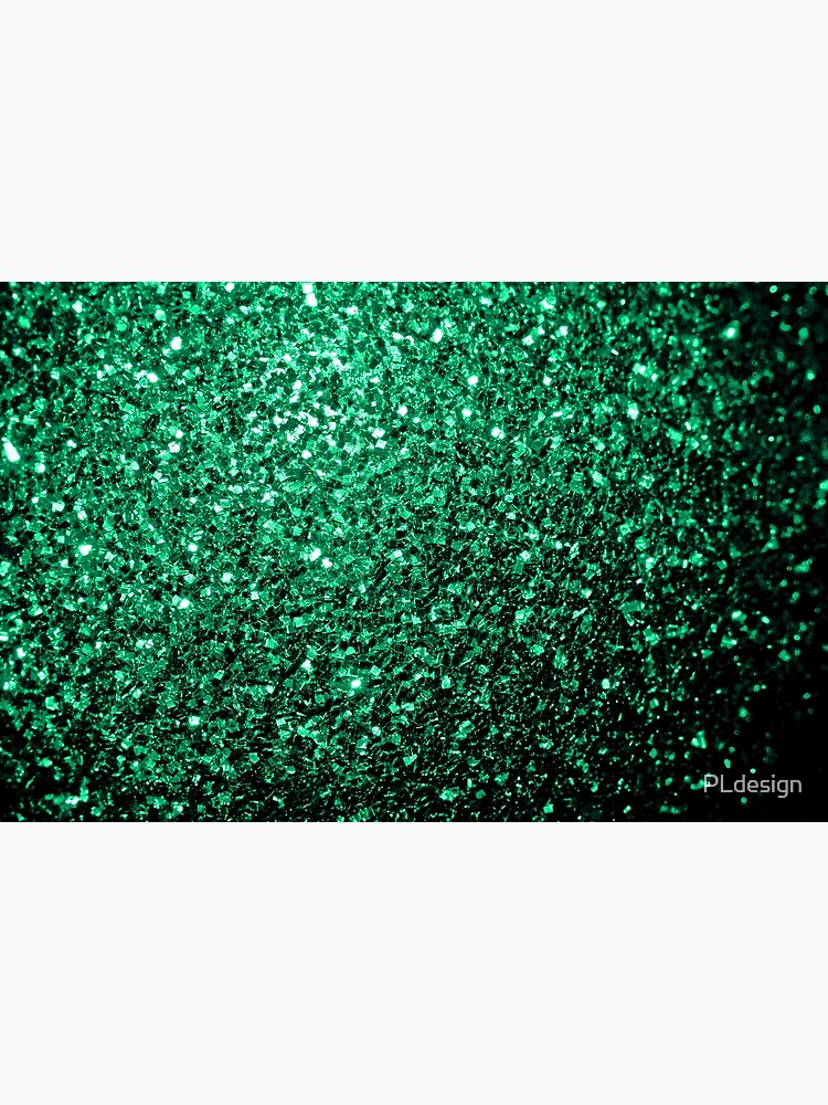 Emerald Green Faux Glitter Sparkles Art Print For Sale By Pldesign