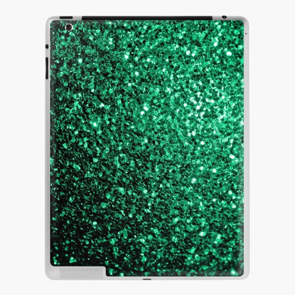 Beautiful Glamour Dark Green Glitter Sparkles Ipad Case Skin By Pldesign Redbubble