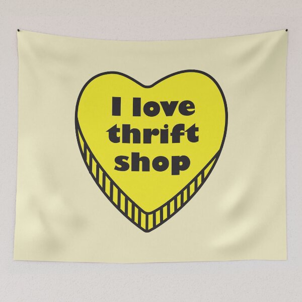 Item preview, I Love Thrift Shop Heart designed and sold by bolimj.