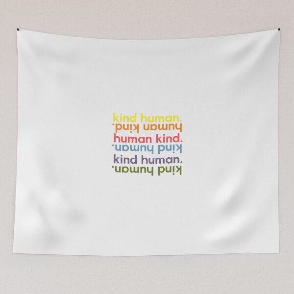Item preview, Kind Human Rainbow Colored Inclusive Design designed and sold by ShakitaMa.