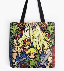 Zelda & Link Tote Bag