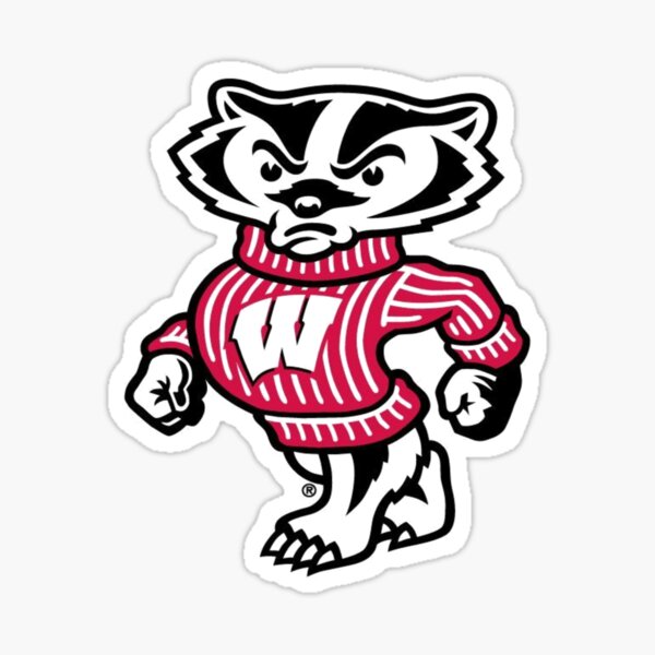 "Wisconsin Badger" Sticker for Sale by artsywork | Redbubble