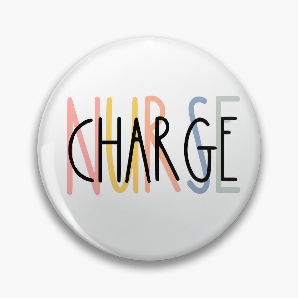 Item preview, Rainbow Lettering Charge Nurse designed and sold by redbubbleart18.