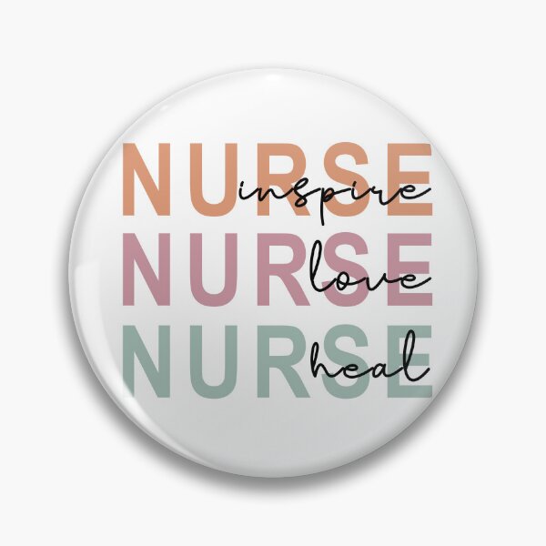 Artikelvorschau, Krankenschwester Inspire Love Heal entworfen und verkauft von redbubbleart18.