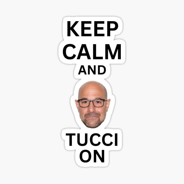 Stanley Tucci Kombucha STICKER - Vinyl Decal Sticker - Stanley