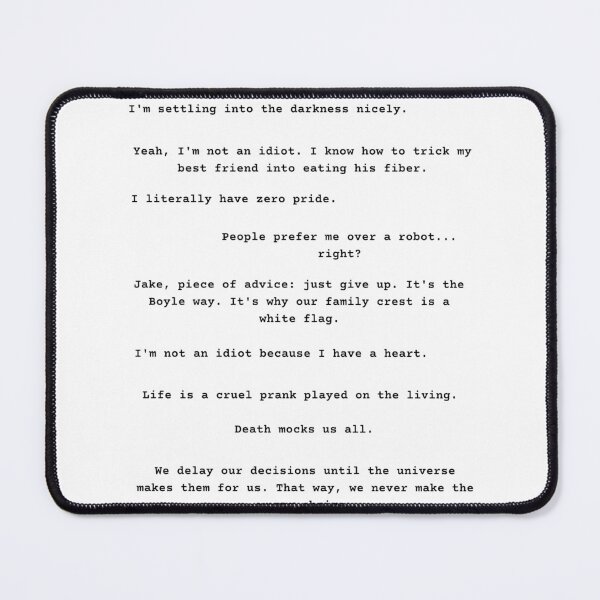 Item preview, B99 Charles Boyle Quotes designed and sold by awe-someA.