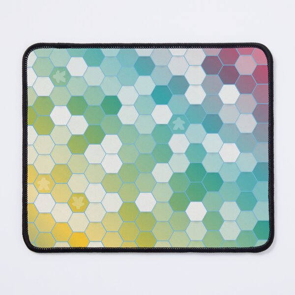 Item preview, Colorful Meeple and Hexagon Pattern for Board Game Lovers designed and sold by BeamGeeks.