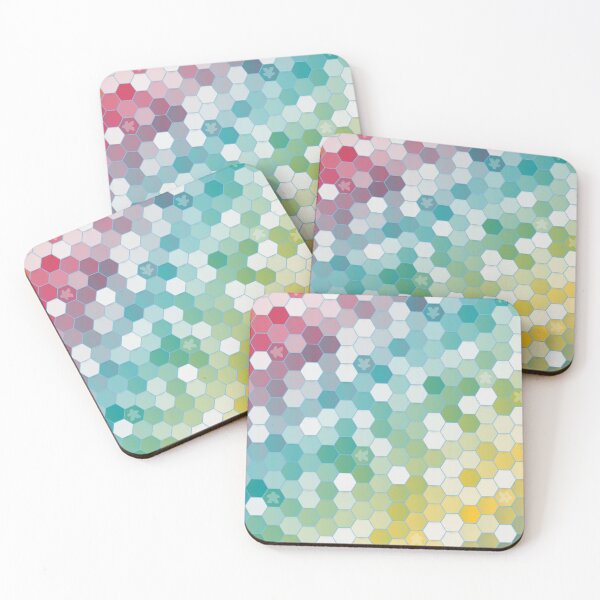 Item preview, Colorful Meeple and Hexagon Pattern for Board Game Lovers designed and sold by BeamGeeks.