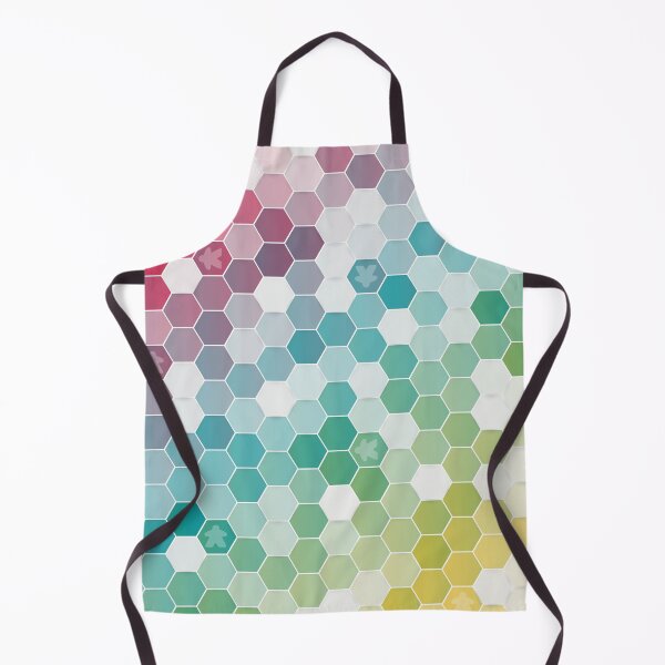 Item preview, Colorful Meeple and Hexagon Pattern for Board Game Lovers designed and sold by BeamGeeks.