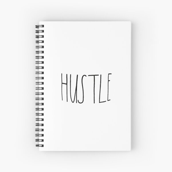 Rae Dunn Font Farmhouse Hustle Spiral Notebook