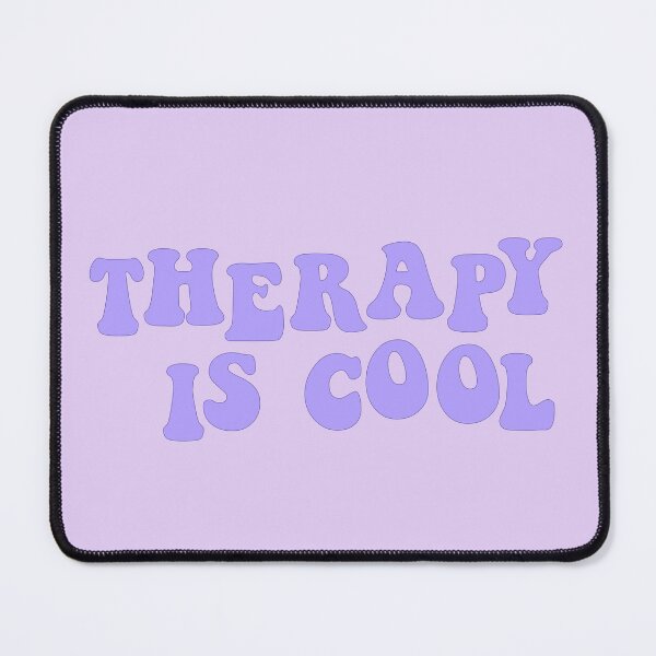 Item preview, Therapy is Cool Purple designed and sold by Gold Star Creative.