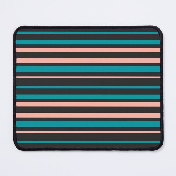 Item preview, Abstract striped lined retro colors vintage beige black turquoise designed and sold by fuzzyfox.