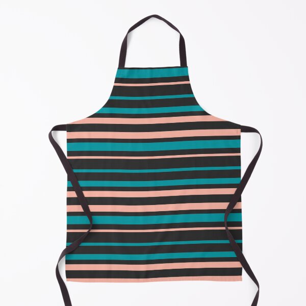 Item preview, Abstract striped lined retro colors vintage beige black turquoise designed and sold by fuzzyfox.