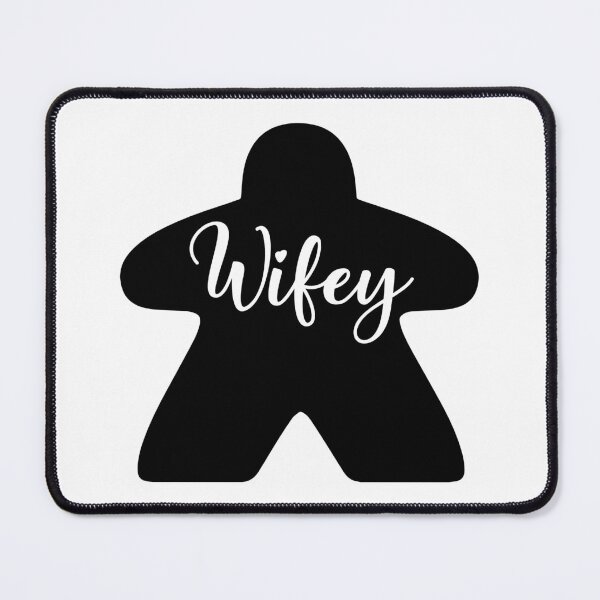 Item preview, Wifey Meeple - Board Game Groom and Wife designed and sold by BeamGeeks.