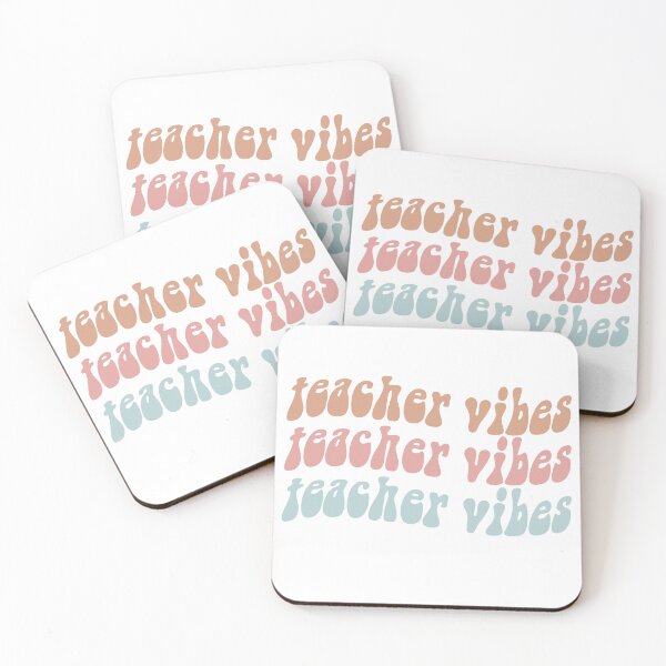 Item preview, Rainbow Retro Teacher Vibes designed and sold by redbubbleart18.