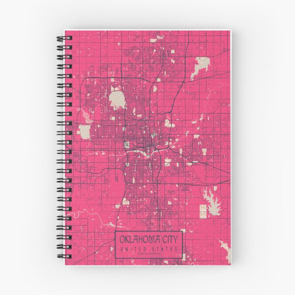 Item preview, Oklahoma City Map of the USA - Blossom designed and sold by deMAP.