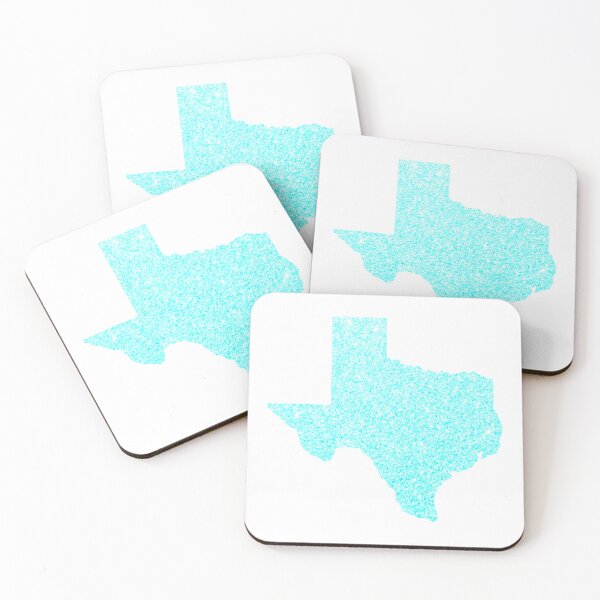 Item preview, turquoise glitter texas  designed and sold by mtayzart.