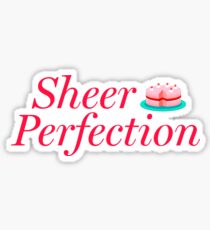 Sheer Perfection—Great British Bake Off—Cake Red Sticker
