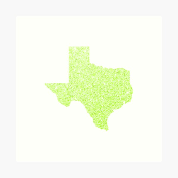 Item preview, green glitter texas  designed and sold by mtayzart.