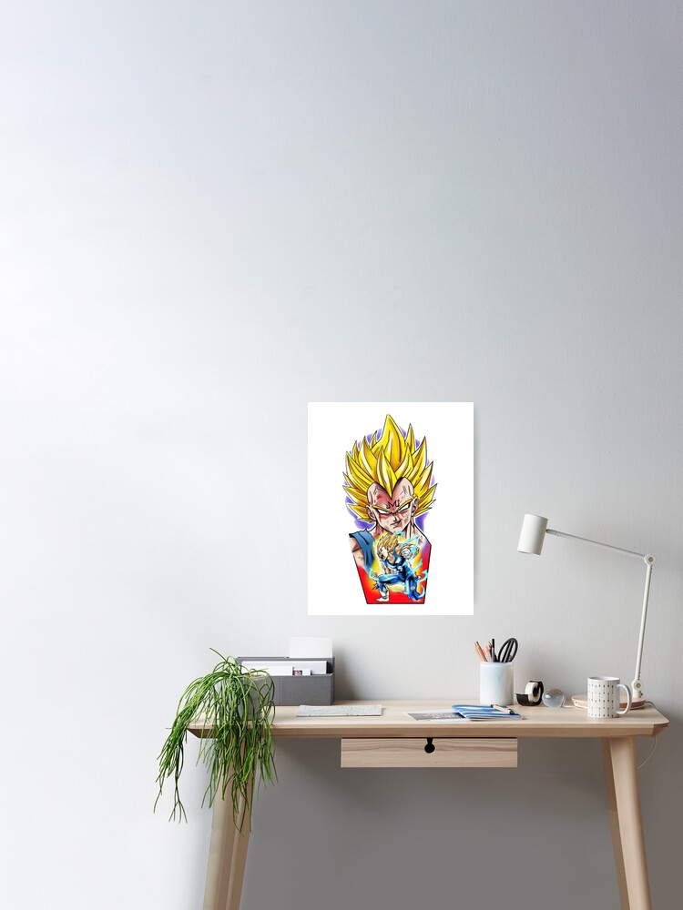 Vegeta super saiyan  Poster for Sale by Matrixdesigner