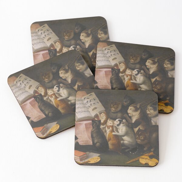 Item preview, A Glaring Of Cats Making Music And Singing designed and sold by Twisted Wick.