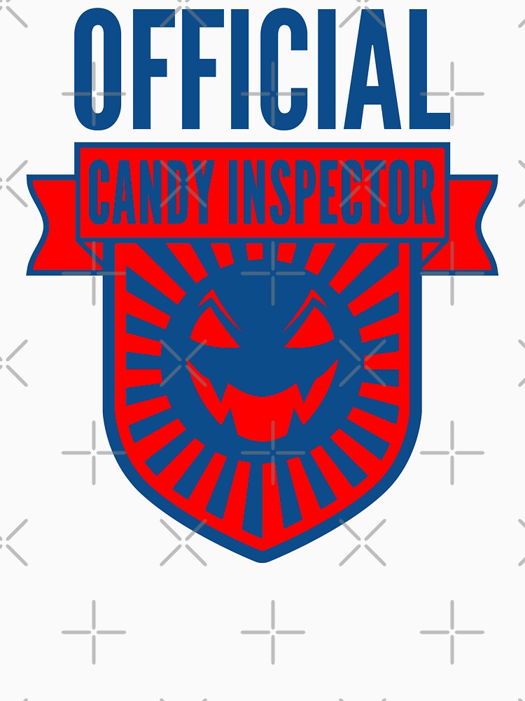 Official Candy Inspector - Red/Blue Halloween Design by geeksta