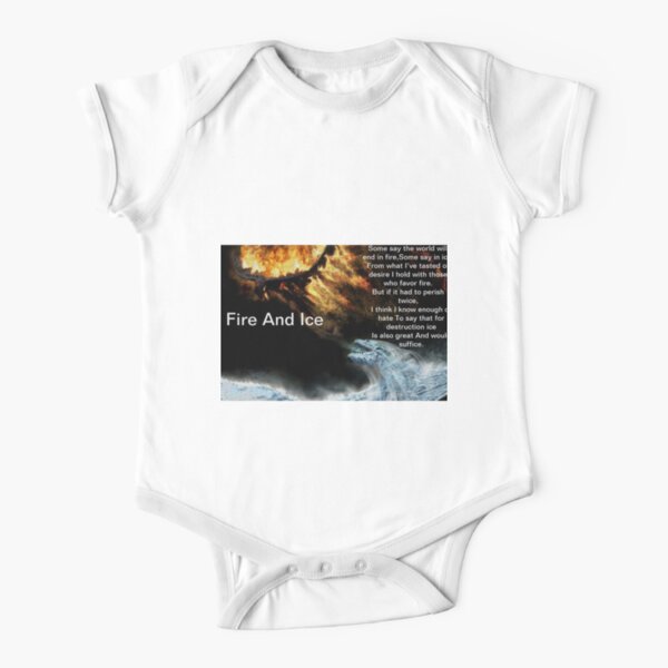 Frost Dragon Short Sleeve Baby One Piece Redbubble - baby flame dragon roblox