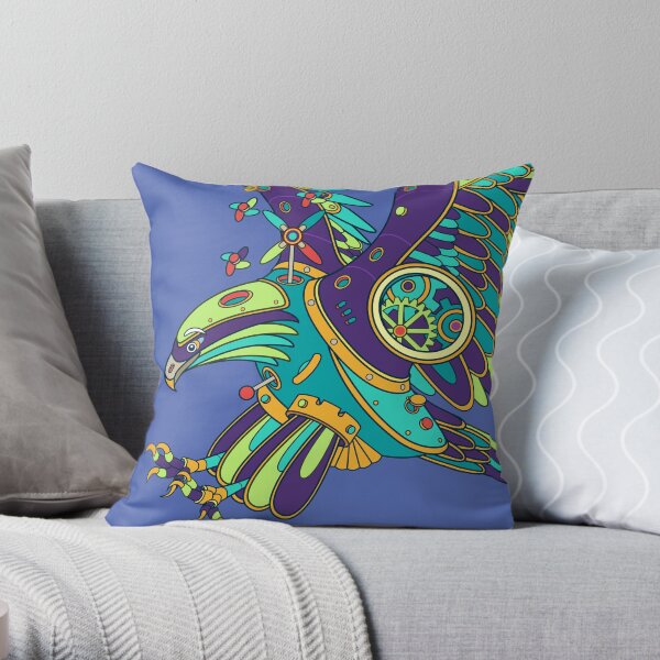 Eagle, from the AlphaPod collection Throw Pillow