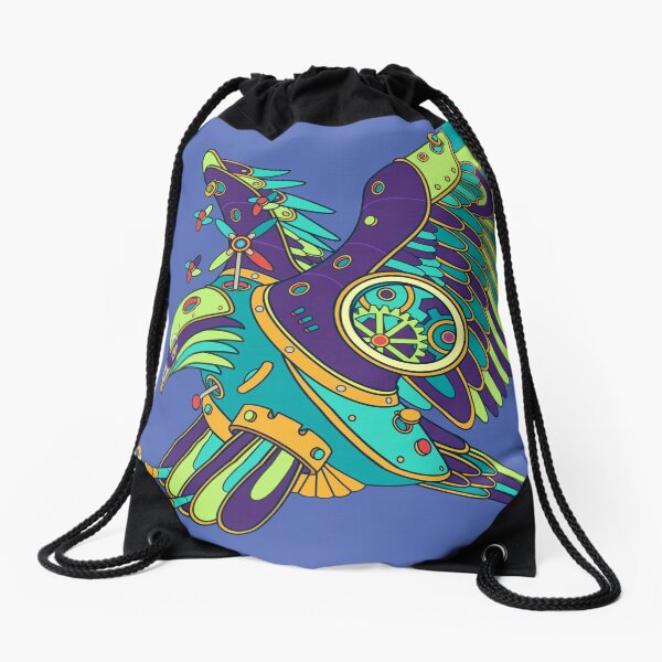 Eagle, from the AlphaPod collection Drawstring Bag