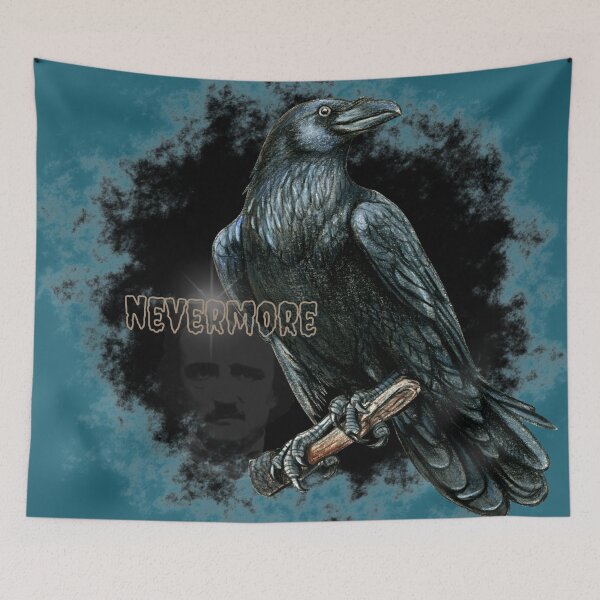 Item preview, Nevermore - Edgar Allen Poe designed and sold by Edenglow Prints & Peculiars.