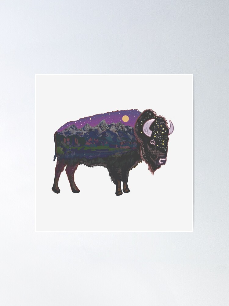 : Colorado The Buffalo Plains State Retro Vintage