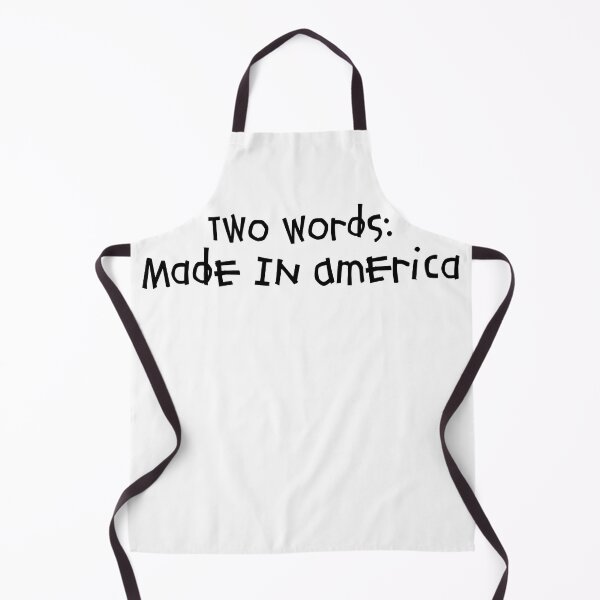 Item preview, Two Words: Made In America (With Black Font) designed and sold by funhousejen.