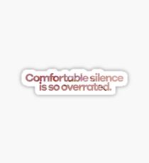 Comfortable silence - Harry Styles Sticker
