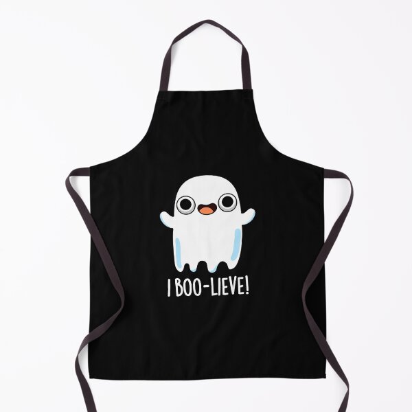 Item preview, I Boo-lieve Funny Positive Ghost Puns (Dark BG) designed and sold by punnybone.