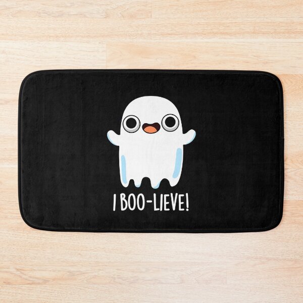 Item preview, I Boo-lieve Funny Positive Ghost Puns (Dark BG) designed and sold by punnybone.