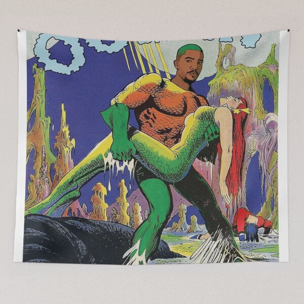 Item preview, The Comic People Hold Franks Woman Poster designed and sold by bovytred.