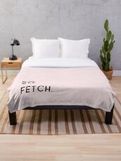 Mean Girls - So Fetch in Pink Throw Blanket