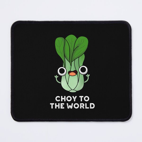 Item preview, Choy To The World Funny Bok Choy Puns (Dark BG) designed and sold by punnybone.
