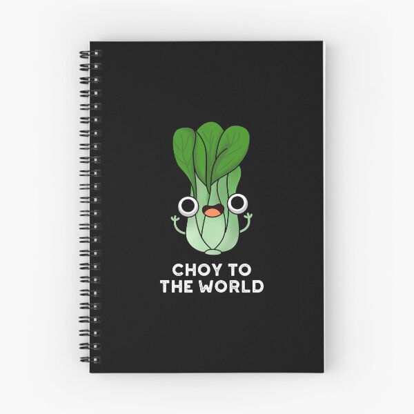 Item preview, Choy To The World Funny Bok Choy Puns (Dark BG) designed and sold by punnybone.