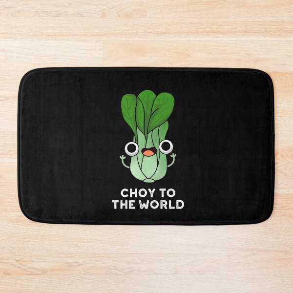 Item preview, Choy To The World Funny Bok Choy Puns (Dark BG) designed and sold by punnybone.