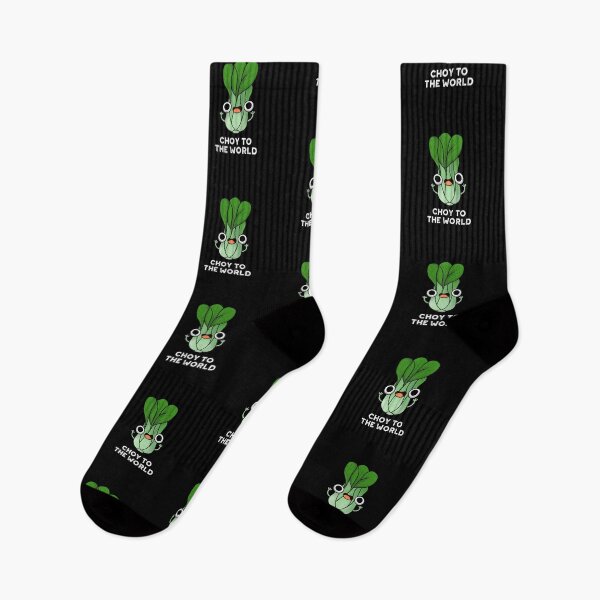 Item preview, Choy To The World Funny Bok Choy Puns (Dark BG) designed and sold by punnybone.
