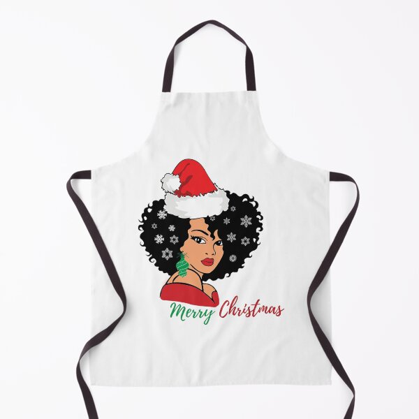 Aperçu de l'œuvre VINTAGE JOYEUX NOËL AFRO FILLE créée et vendue par PRINYOS.