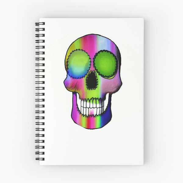 Item preview, COLORFUL HALLOWEEN SKULL designed and sold by sailorsam1805.