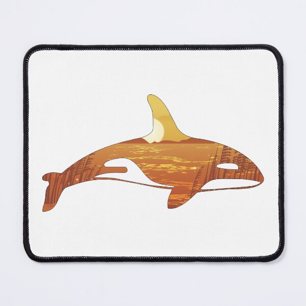Item preview, Sea Grass Sunrise Orca designed and sold by damonasplace.
